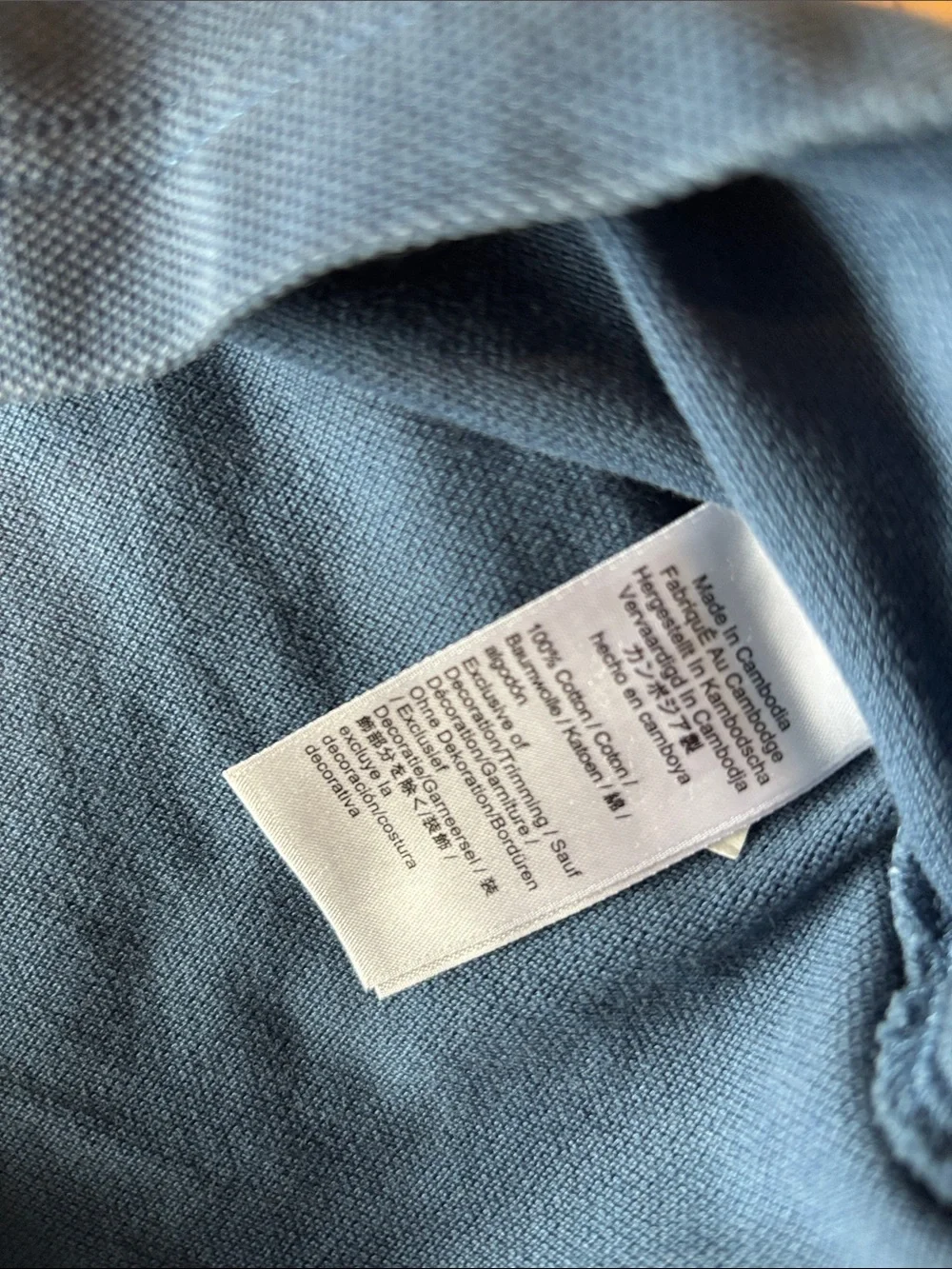 J. Crew Men's Blue Polo Shirt